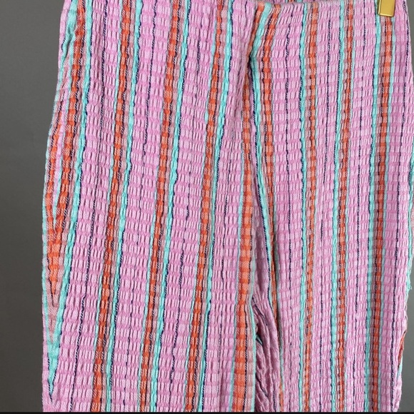 Free People Cropped Multi Color Stretch Pants XS - Picture 5 of 8